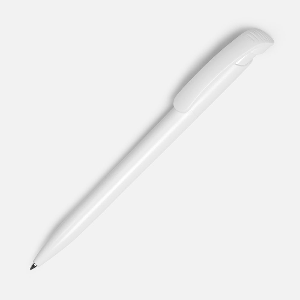 Ручка шариковая Clear Solid, белая-1