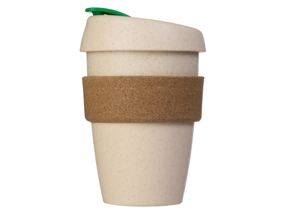 Стакан из пшеничного волокна с двойными стенками Pino, зеленый-4