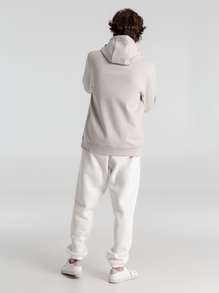 Толстовка с капюшоном унисекс King, дымчато-серая-3