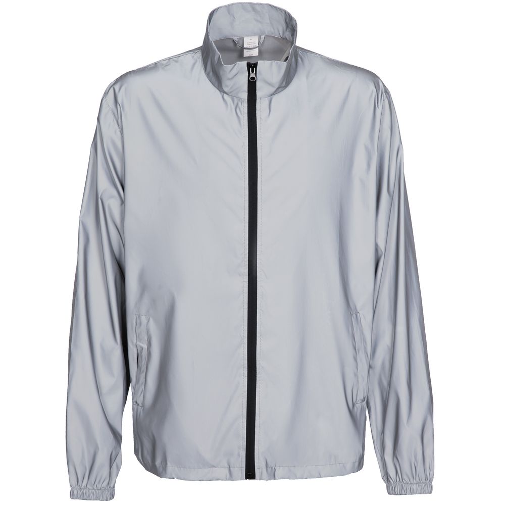 Ветровка Manifest 2.0 из светоотражающей ткани, серая-1