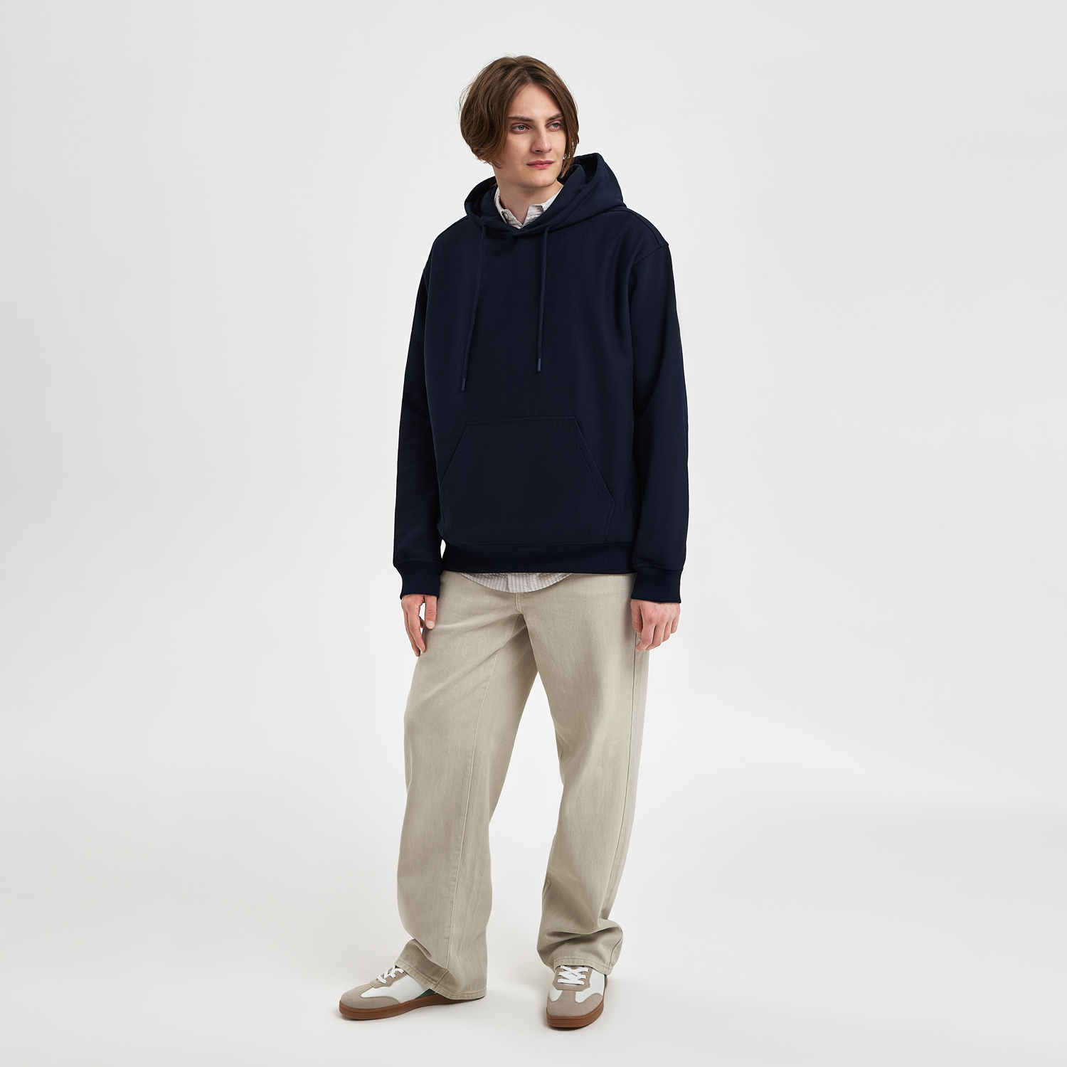 Худи релакс унисекс ADVENTURE, темно-синий-1