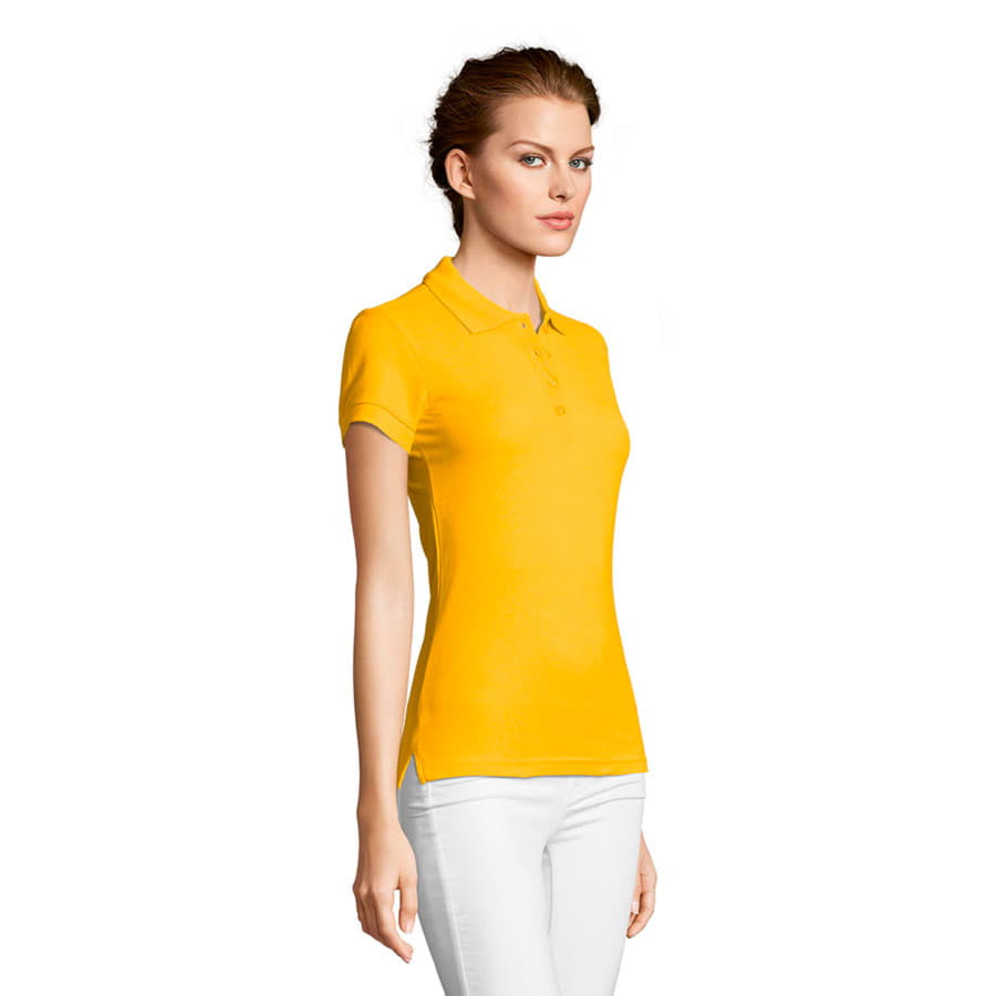 Рубашка поло женская PEOPLE 210, желтый-3