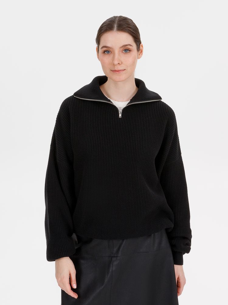 Джемпер Siluetti Birne, черный-5