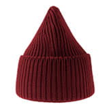 Шапка OAK рельефная из пряжи Polylana®, бордовый-1