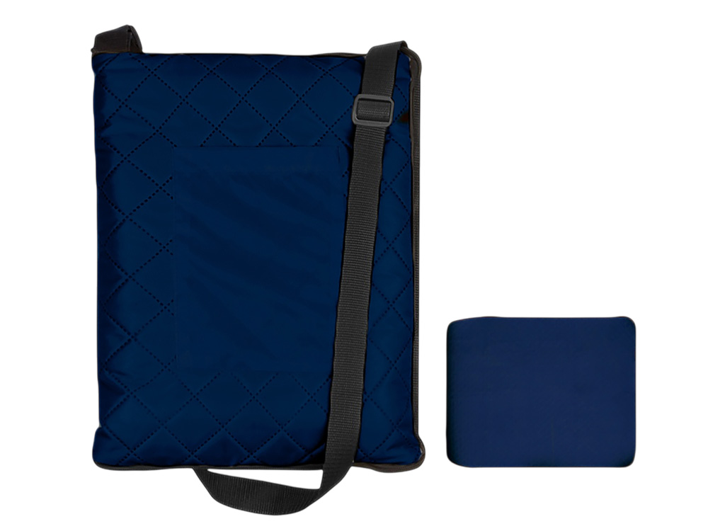 Плед для пикника Ridge, 115 х 140 см, синий нэйви-0