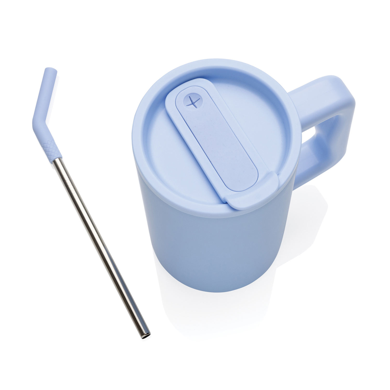 Термокружка Cube из переработанной стали RCS, 800 мл-10