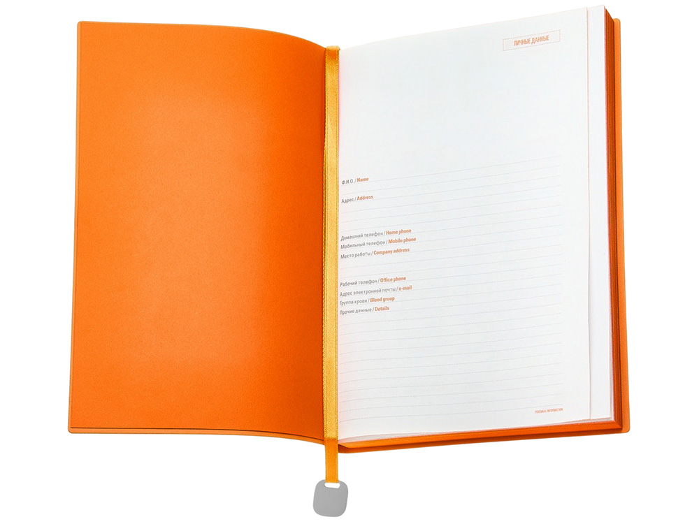 Ежедневник А5 недатированный Mercury, коричневый-5