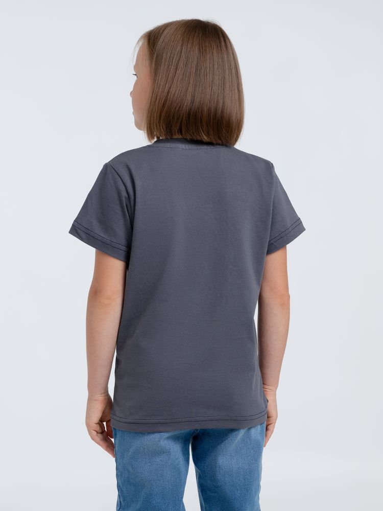 Футболка детская T-Bolka Kids, темно-серая (графит)-4