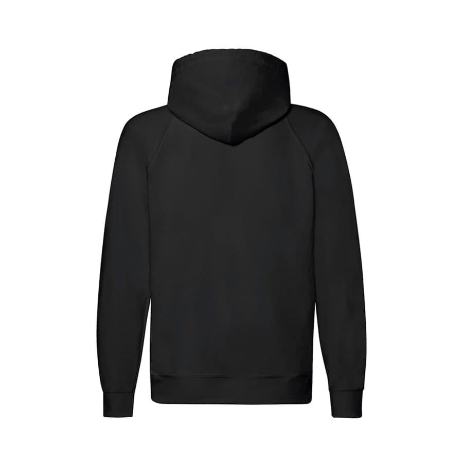 Толстовка без начеса LIGHTWEIGHT HOODED SWEAT JACKET 240, черный-2