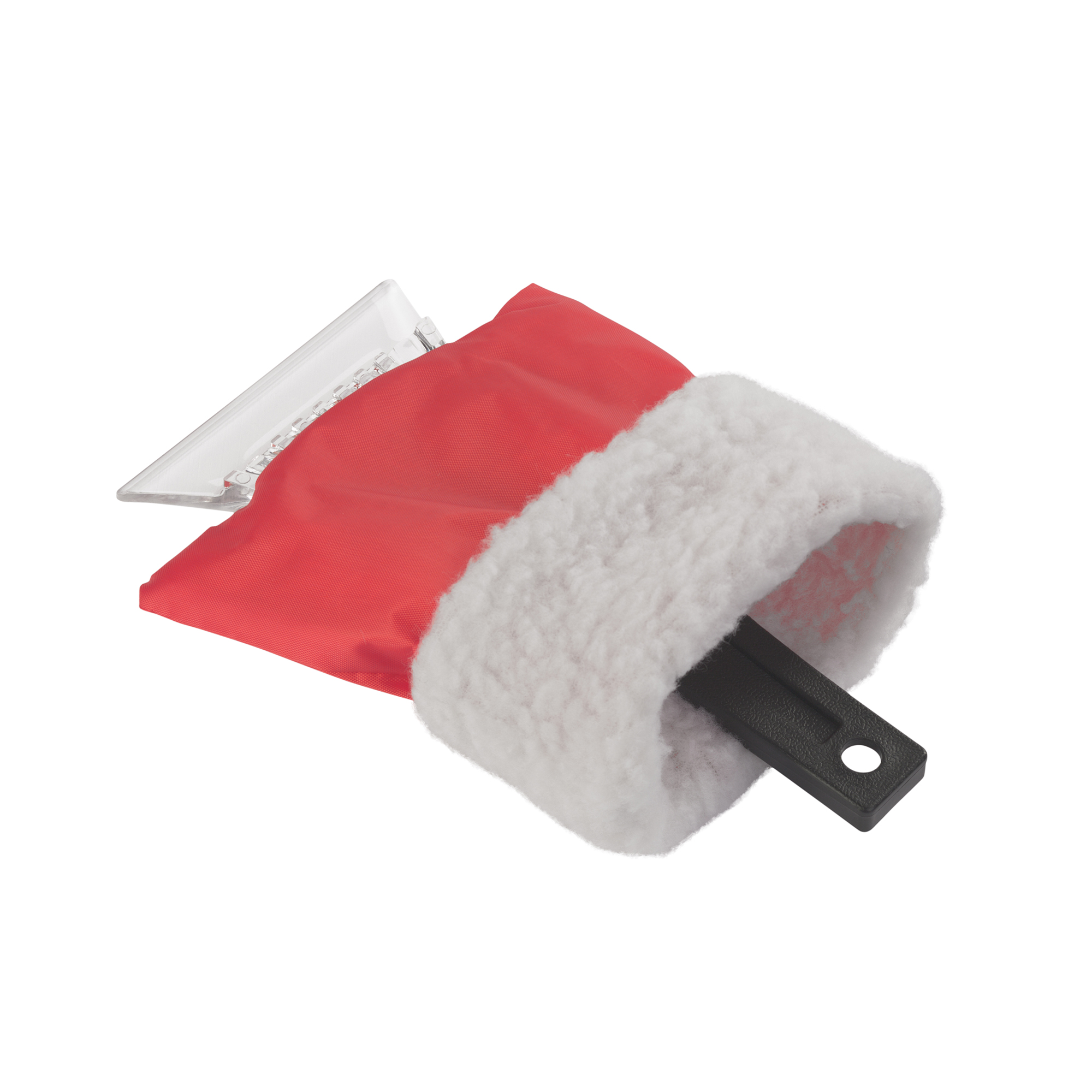 Скребок-варежка автомобильный, красный-1