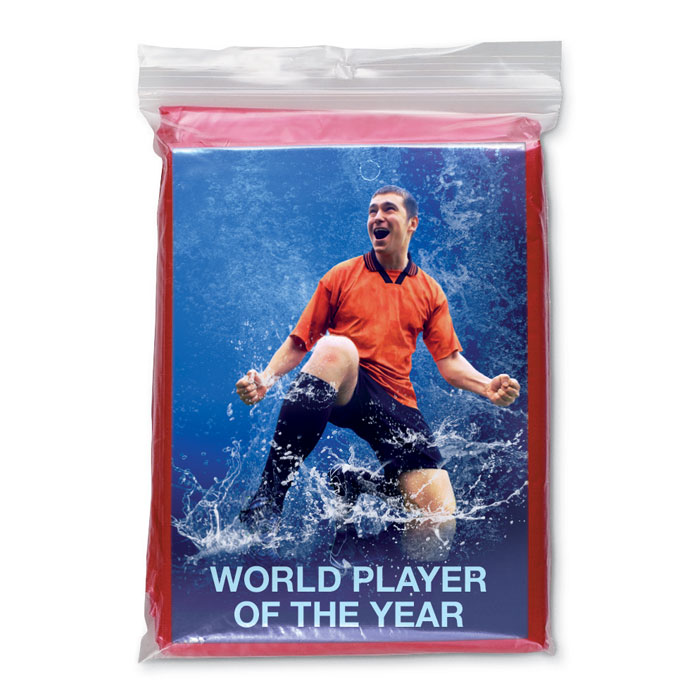 Дождевик, красный-4