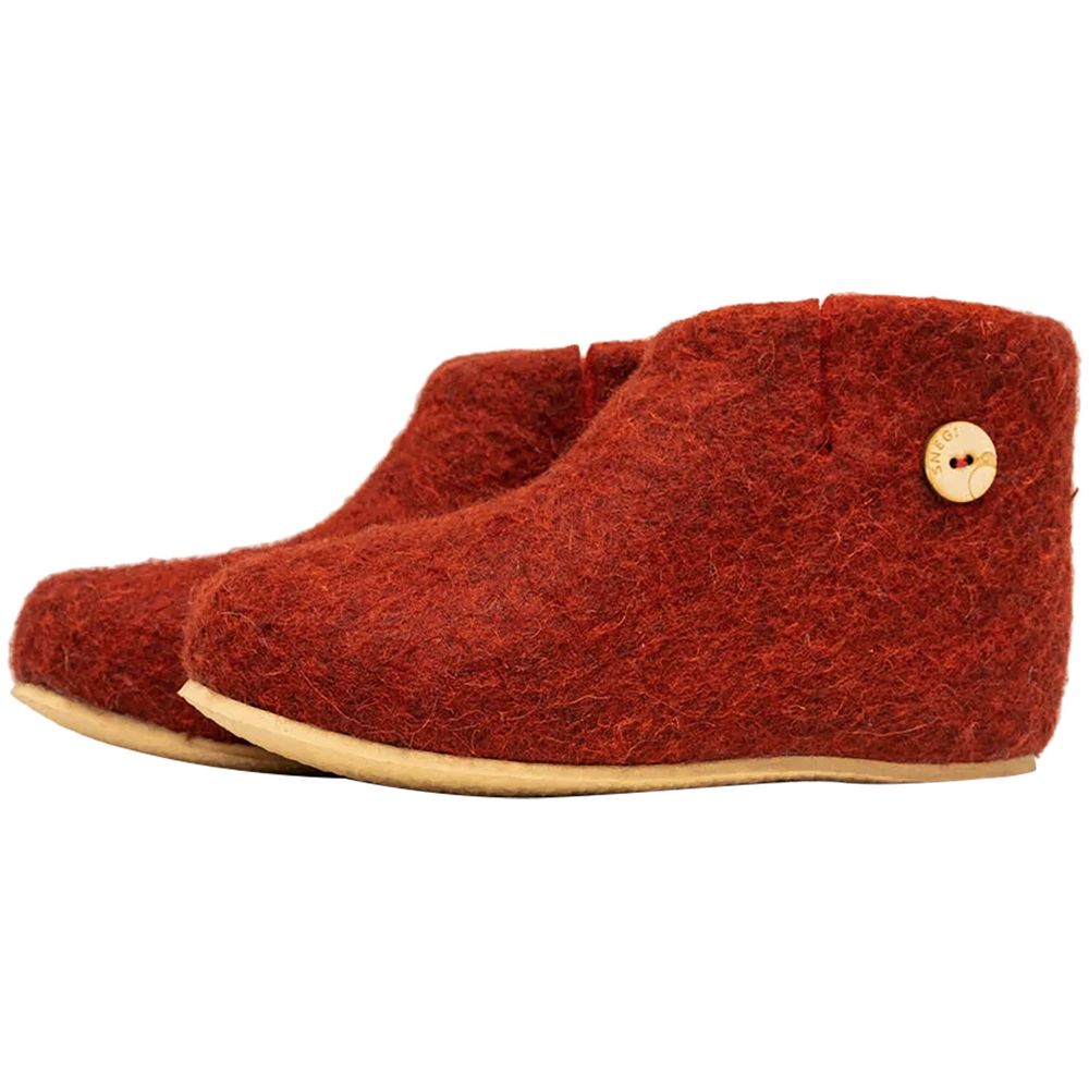 Домашние валенки Wild, красно-коричневые (терракот)-0