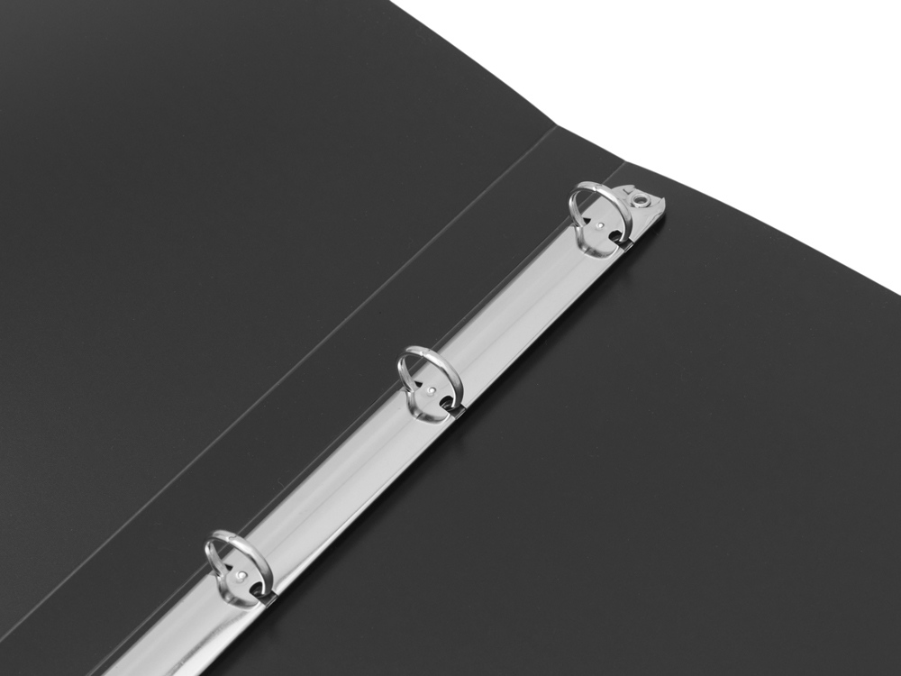 Папка на 4-х кольцах А4, черная-5