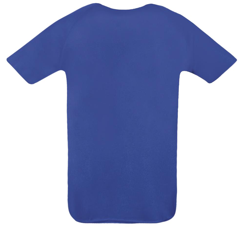 Футболка унисекс Sporty 140, ярко-синяя-2