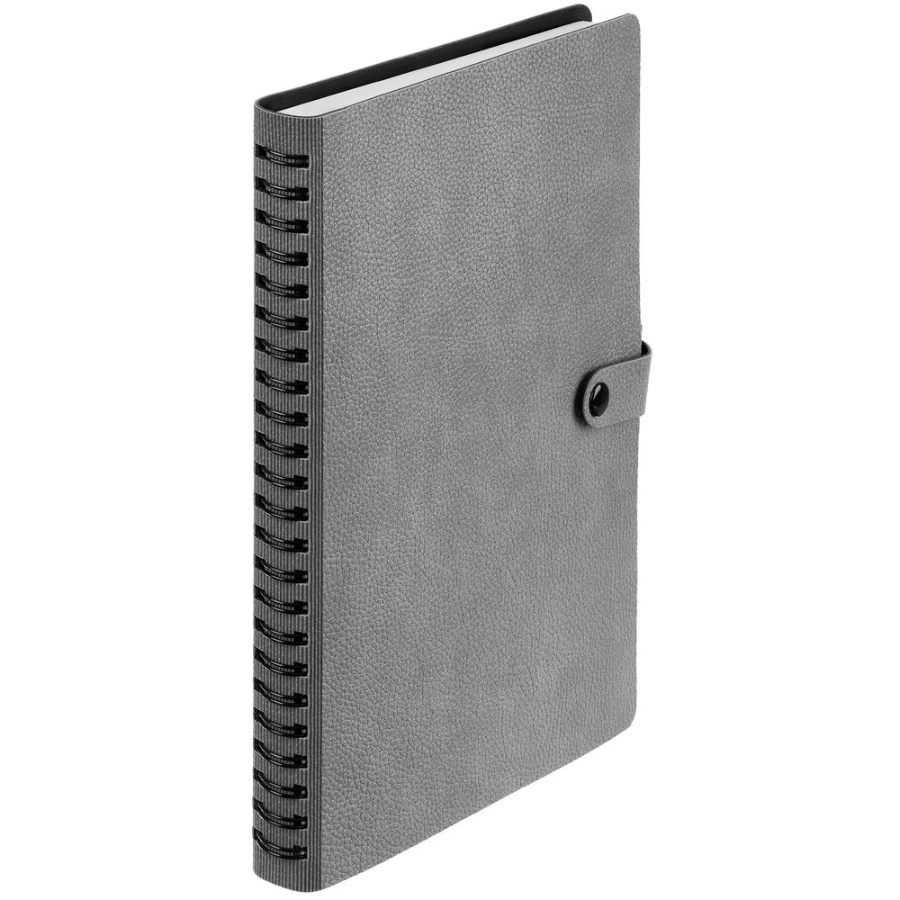 Ежедневник Strep Front на заказ, недатированный, серый-4