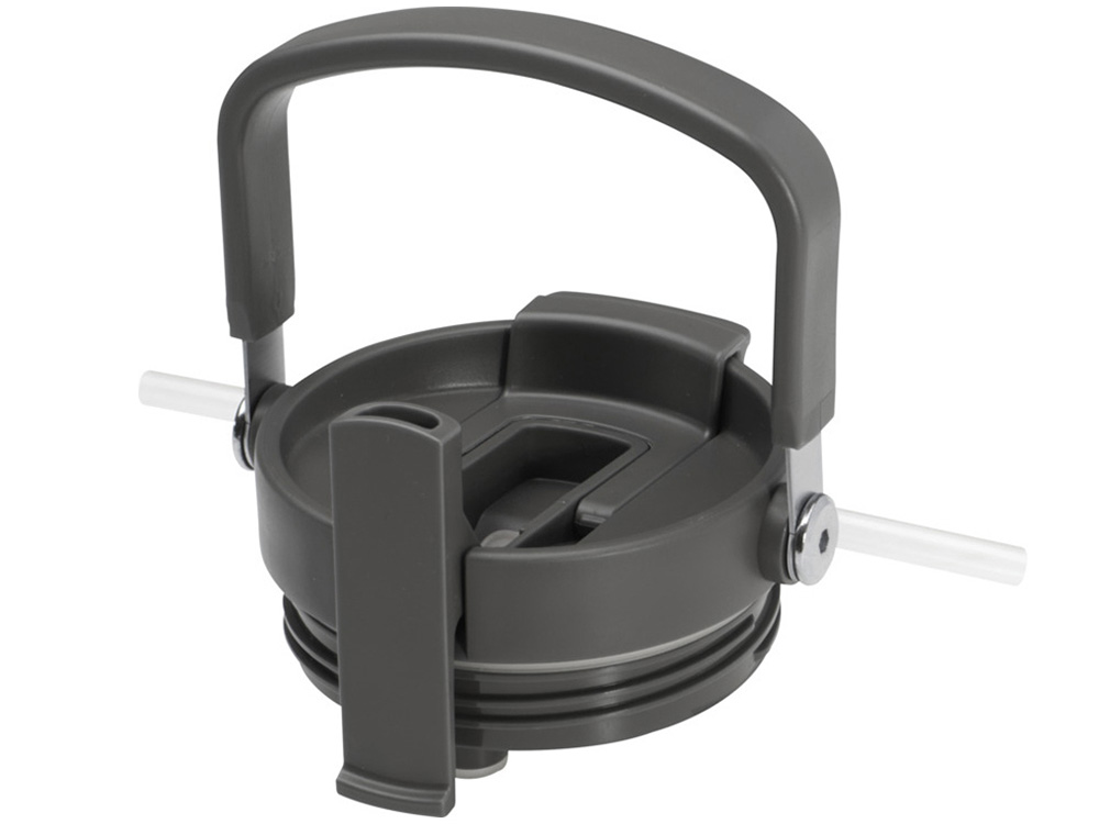 Термостакан Bronx объемом 900 мл из меди и переработанной нержавеющей стали, сертифицированной по стандарту RCS, с вакуумной изоляцией и крышкой с двойной функцией - Серый-5