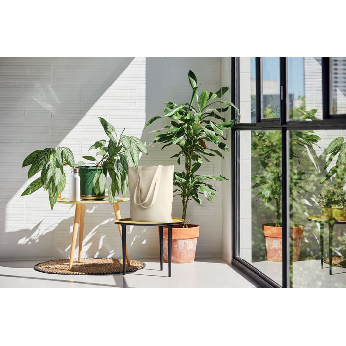 Холщовая сумка шоппер 270 г/м², бежевый-1