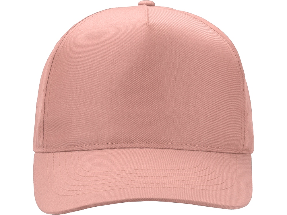 Бейсболка Poly 5-ти панельная 120гр, лососевый-4
