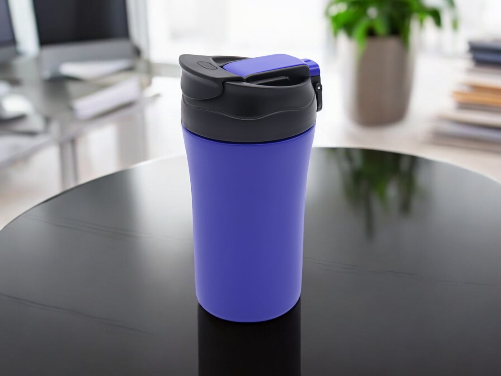 Термокружка с двойными стенками Molly, Синий-5