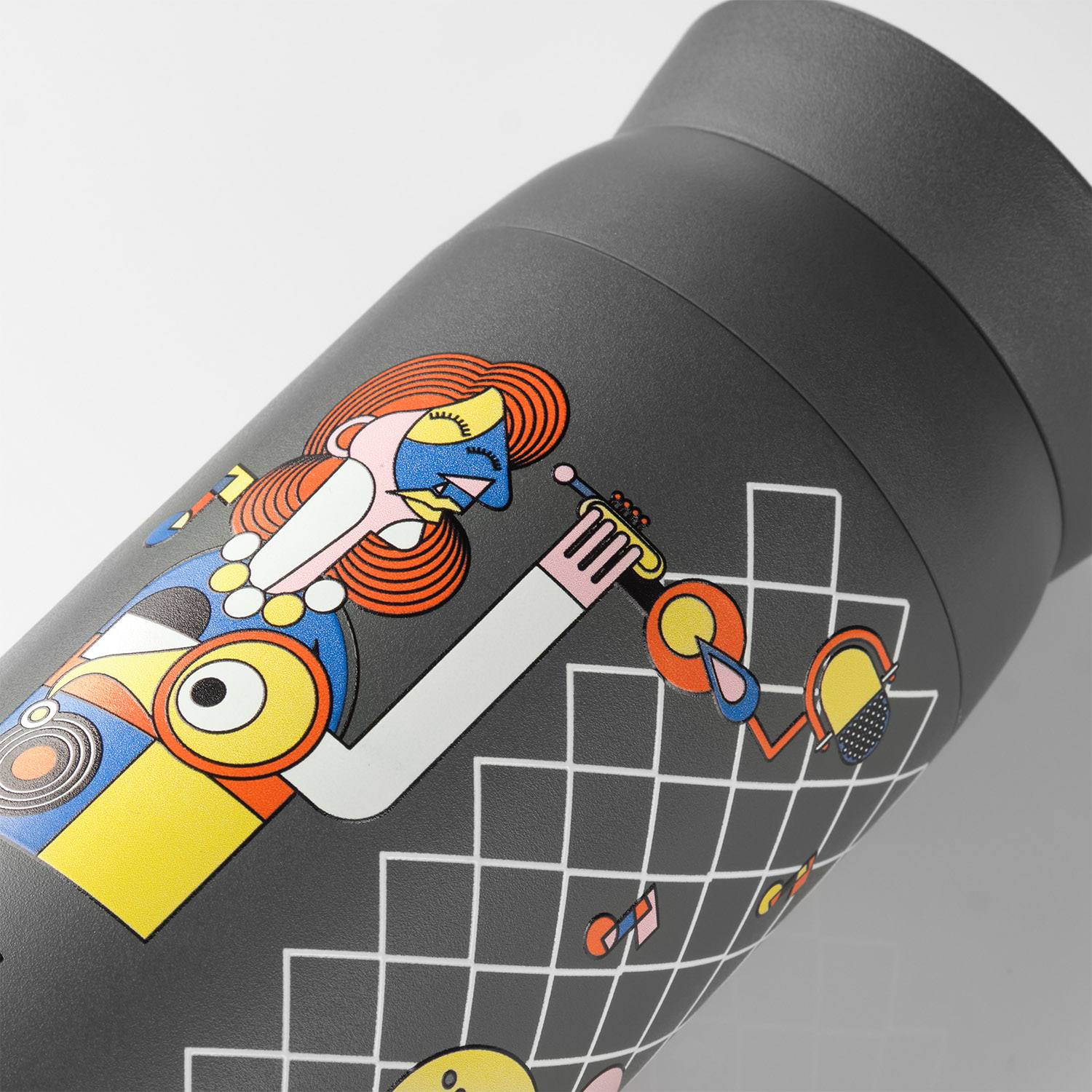 Термобутылка вакуумная герметичная Grace, серая-8