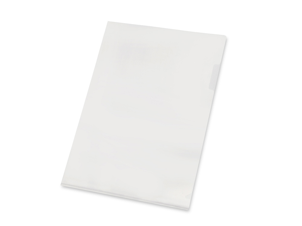 Папка- уголок, для формата А4, плотность 180 мкм, прозрачный матовый-0