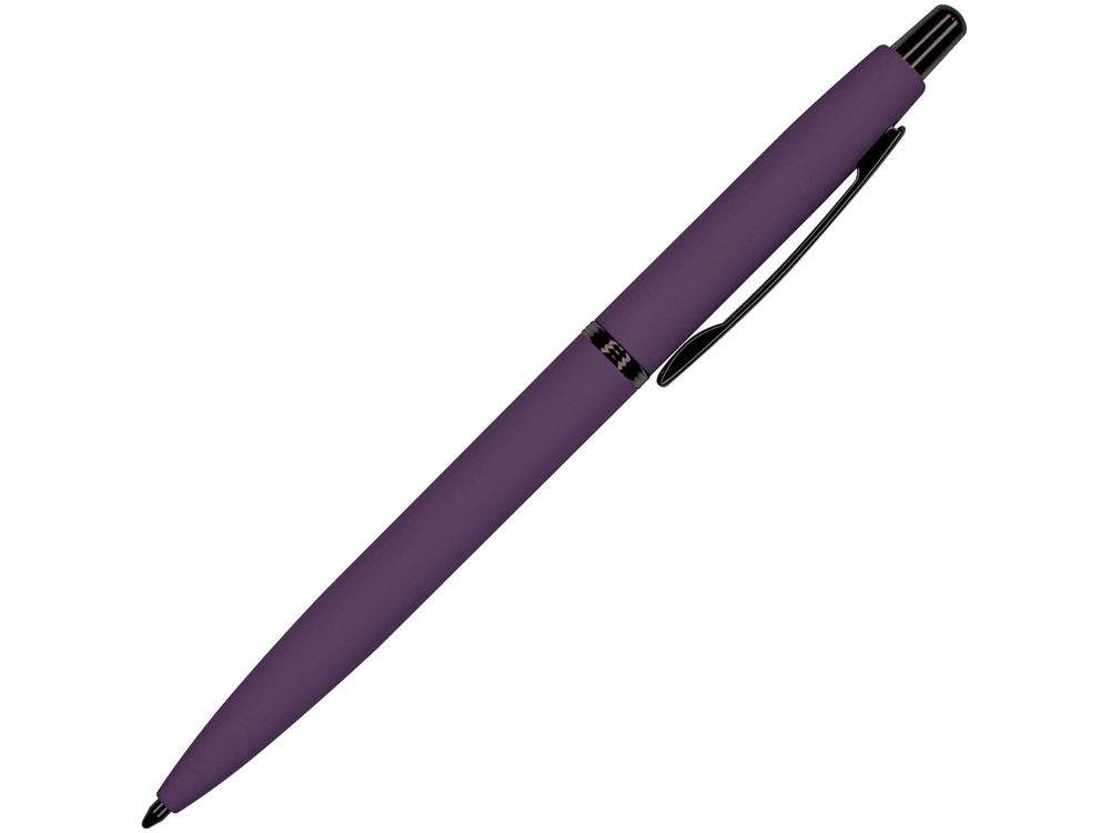 Ручка металлическая шариковая San Remo, софт-тач, 1.0 мм, фиолетовый-0