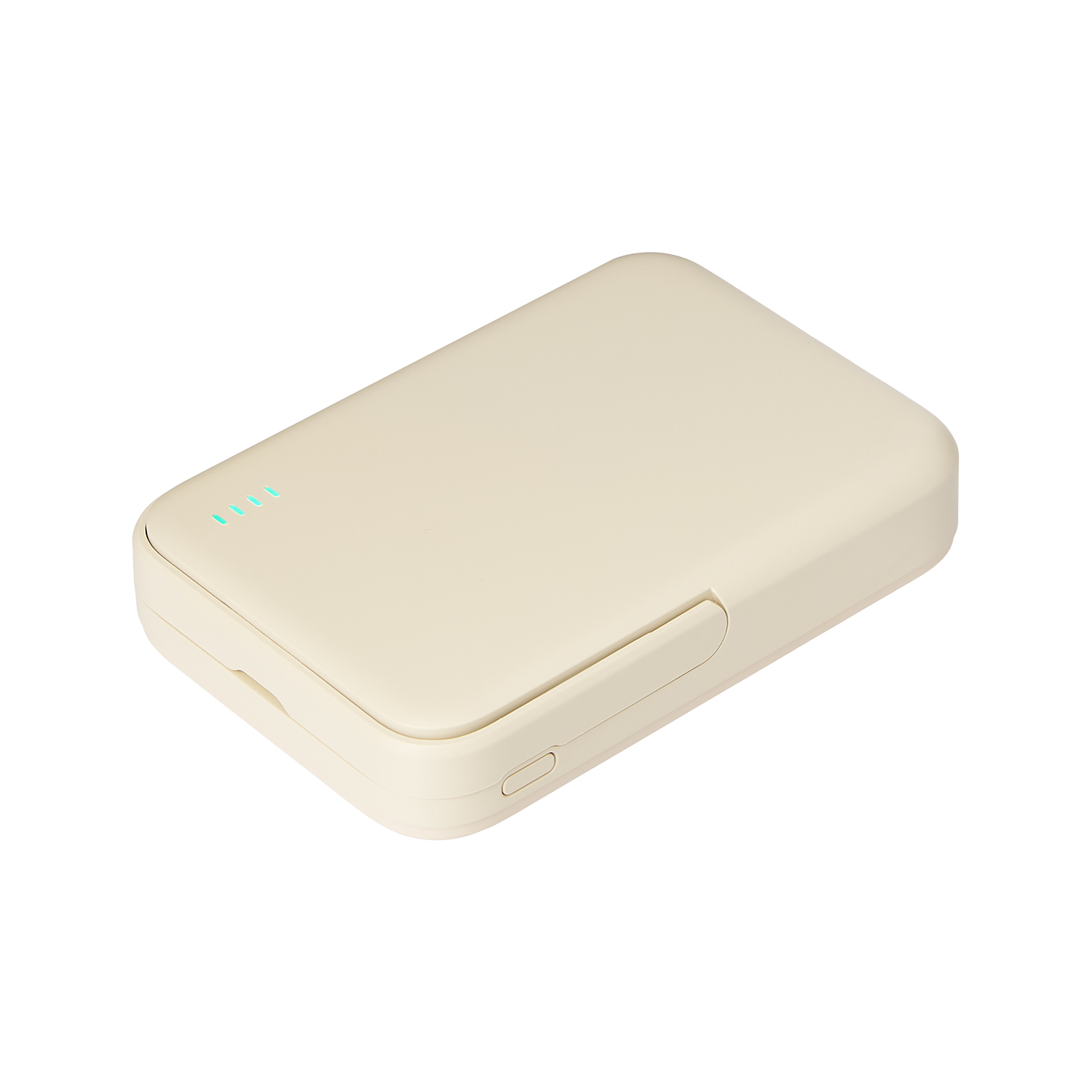 Внешний аккумулятор Union PD 10000mAh с функцией беспроводной зарядки 15W, бежевый-1