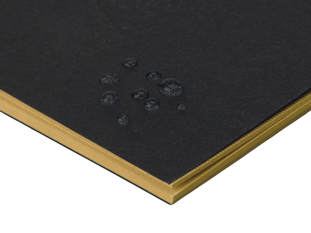 Блокнот Monet, гибкая обложка A5 из моющегося крафта, 32 листа, черный-5