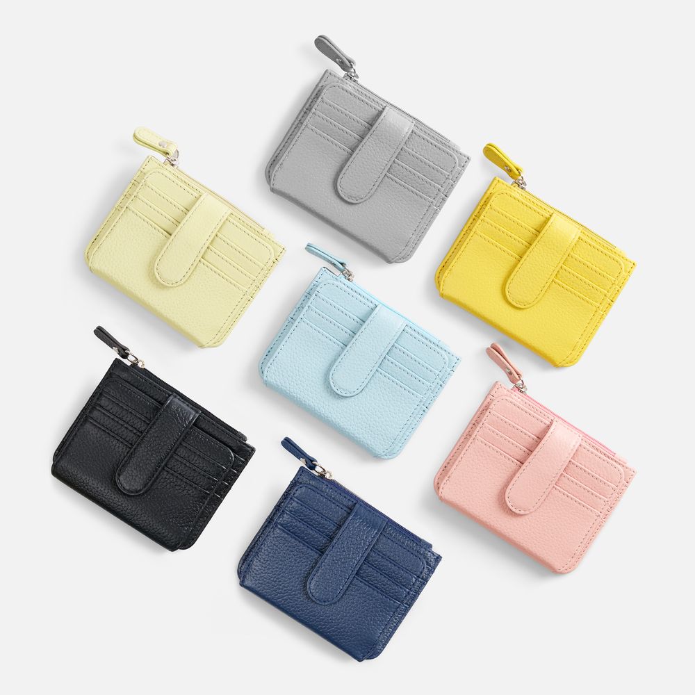 Картхолдер на молнии Unison, розовый-3