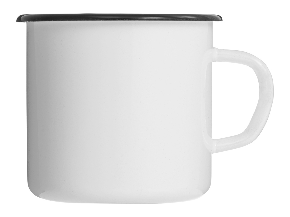 Кружка эмалированная в коробке, белый-2