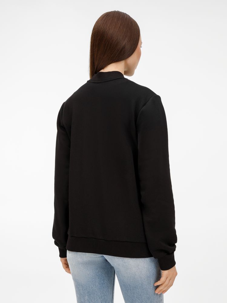 Бомбер унисекс Nuppu, черный-4