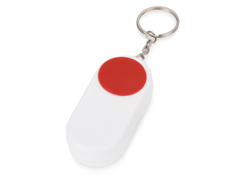 Брелок-футляр для таблеток Pill, белый/красный-0