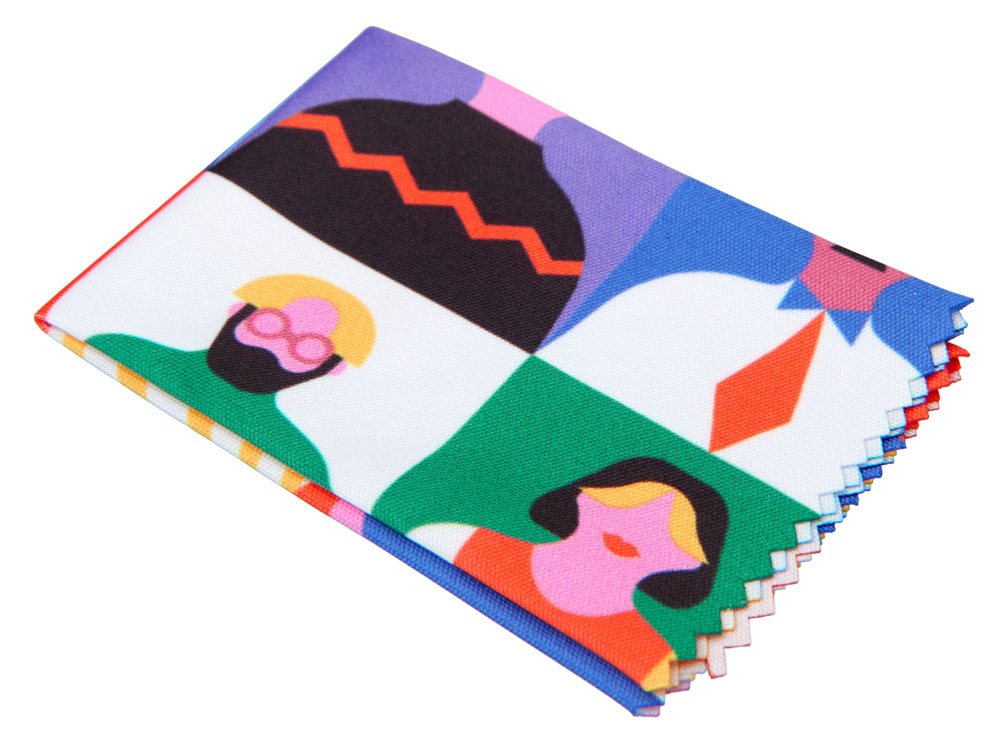 Салфетка для протирания очков с возможностью полноцветной печати-2