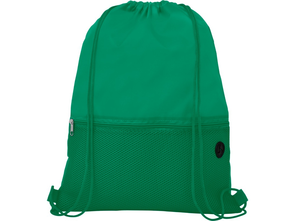 Сетчатый рюкзак со шнурком Oriole, зеленый-1