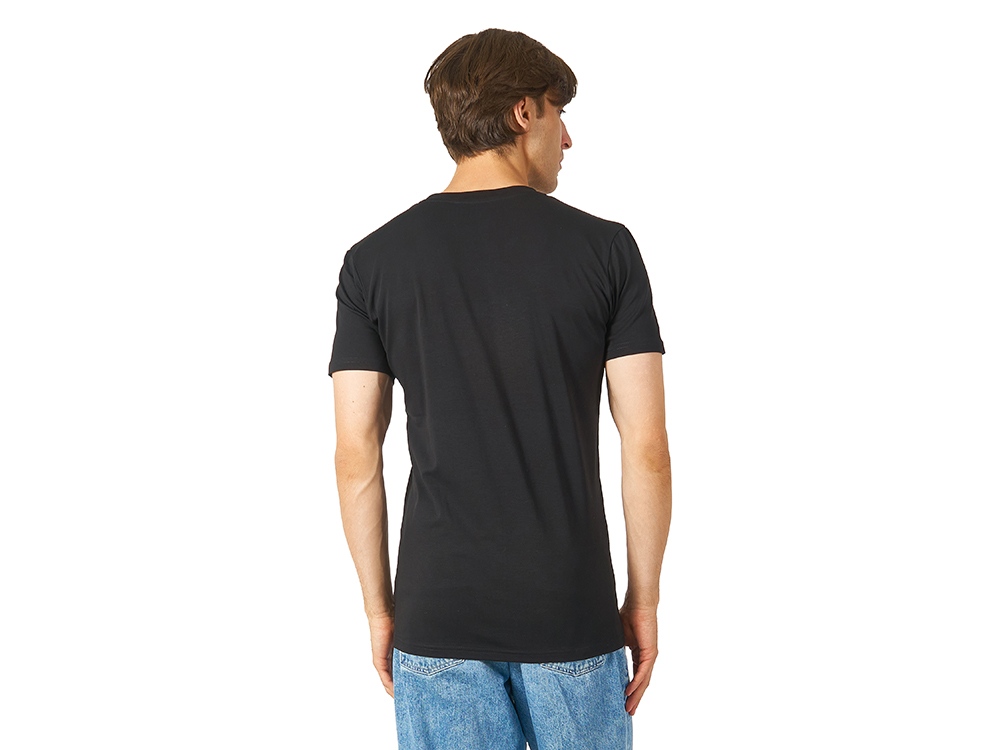 Футболка HD Fit короткий рукав с эластаном, мужская, чёрный-2