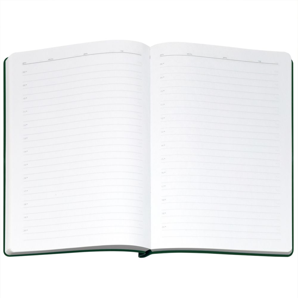 Ежедневник Flexpen Bright, недатированный, зеленый-4