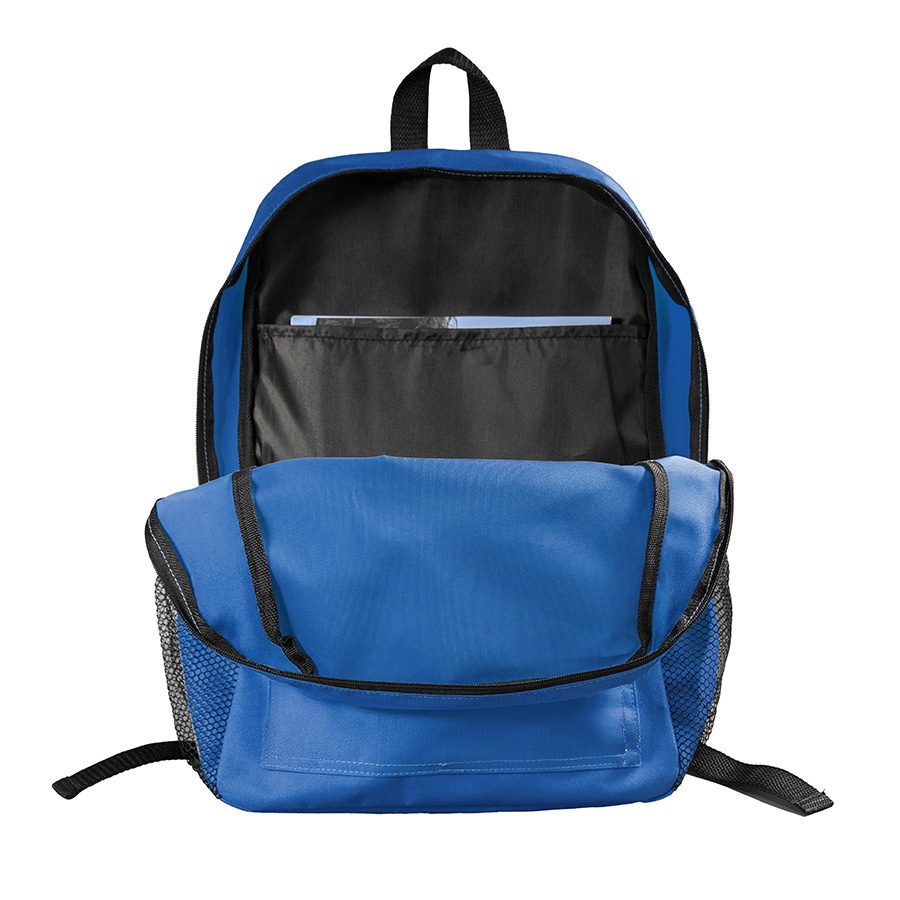 Рюкзак водостойкий "DISCO", синий, 41 x 30 x11 см, 100% полиэстер 600D, синий, черный-5