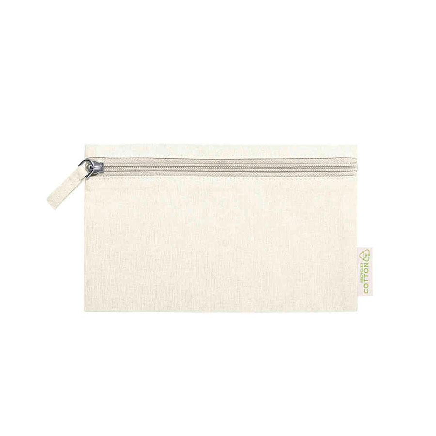 Косметичка HALGAR, рециклированный хлопок, бежевый-0