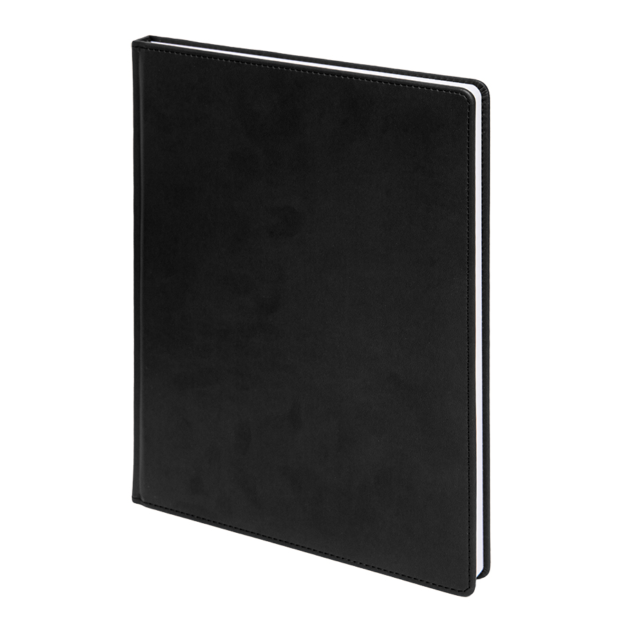 Ежедневник недатированный BLISS, формат А4, в линейку, черный-0