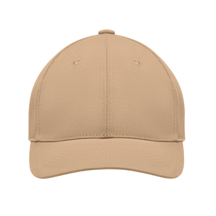 Brushed heavy cotton 6 panel Ba, бежевый-3