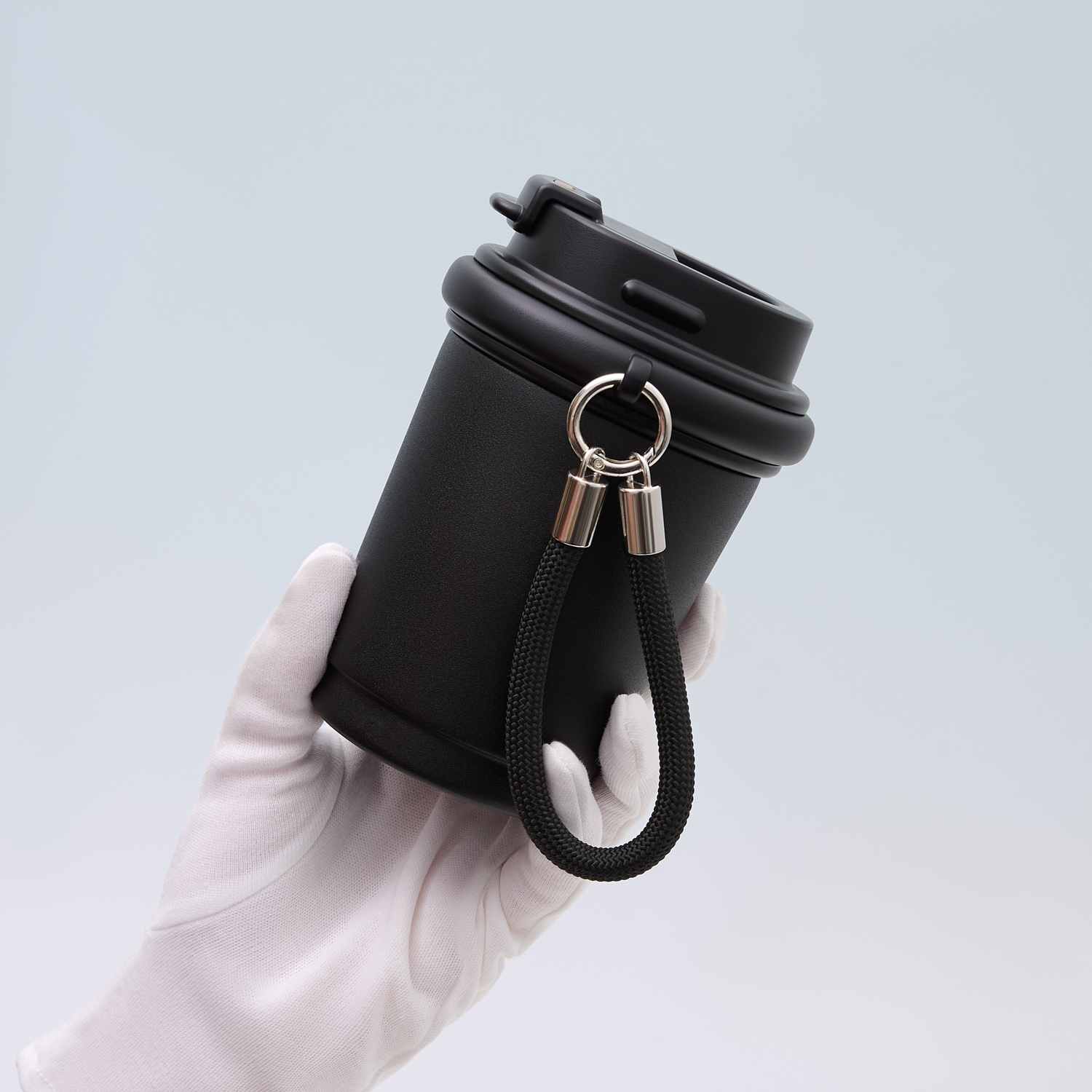 Термокружка вакуумная Сидней (Sydney), черная-8