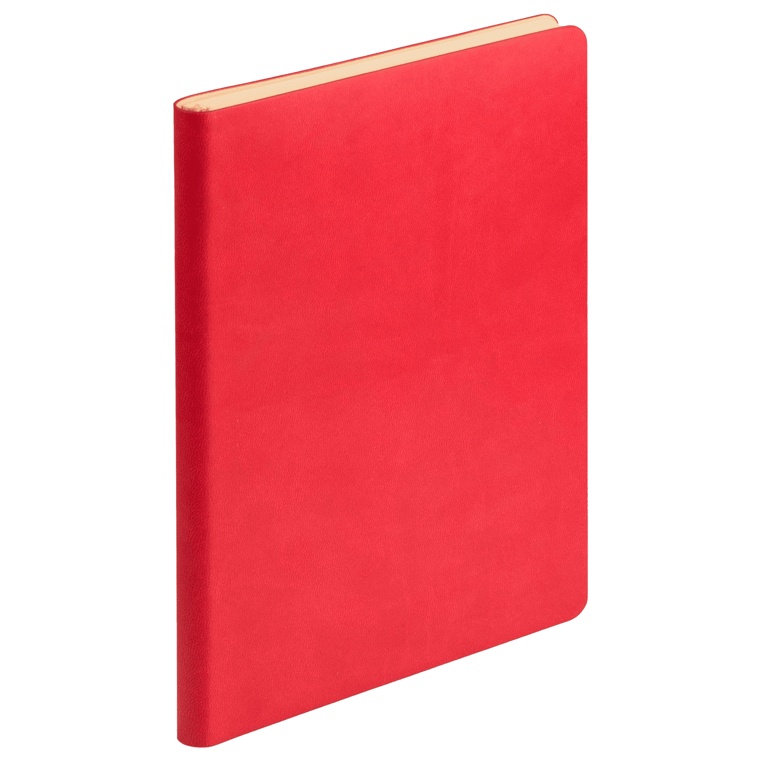 Ежедневник Латте (Latte NEW) недатированный, красный/бежевый-4