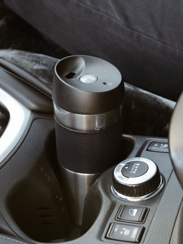 Термостакан Solingen Grip, серо-стальной-3