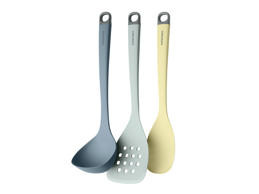 Набор кухонных силиконовых инструментов, 3 пр., NADOBA, серия Paulina-0