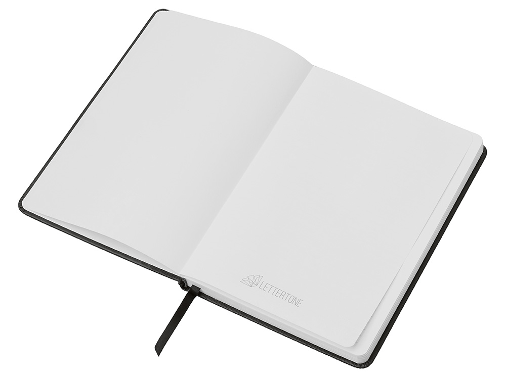 Подарочный набор Tesla с блокнотом А5, ручкой и пауэрбенком на 10 000 mAh, черный-9