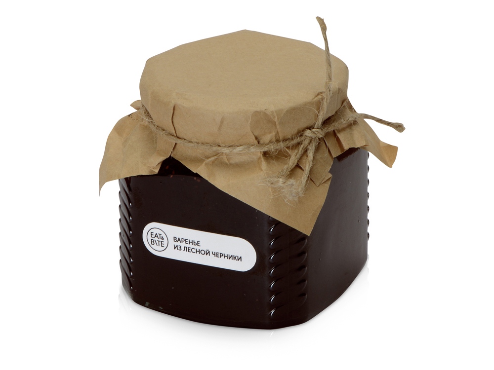 Варенье из лесной черники (квадратная банка), 325г-1