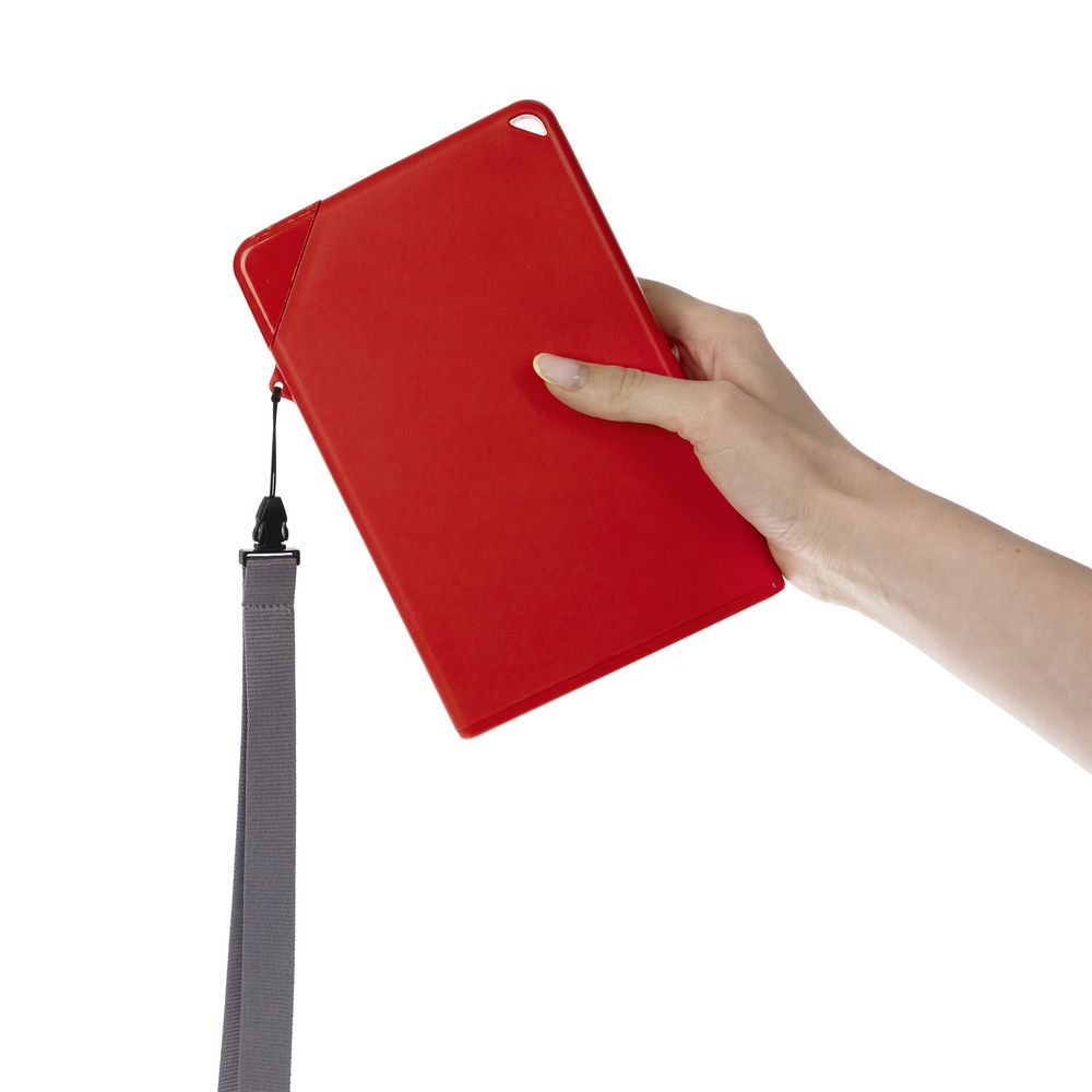 Плоская бутылка для воды Flacon, красная-3