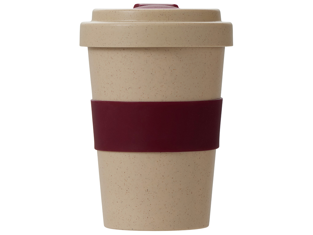 Стакан из пшеничного волокна Flava, burgundy-3