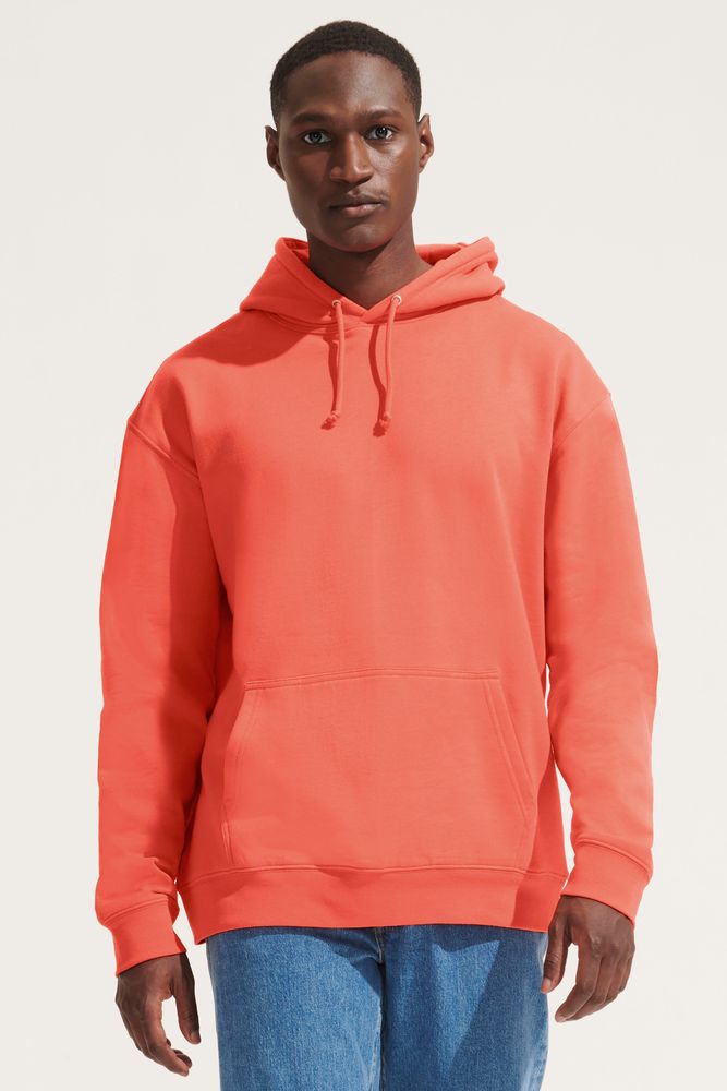 Худи унисекс Condor, оранжевое (коралловое)-2
