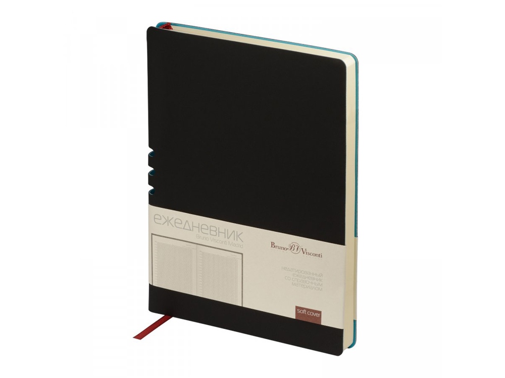 Ежедневник недатированный А5 Madrid, черный-0